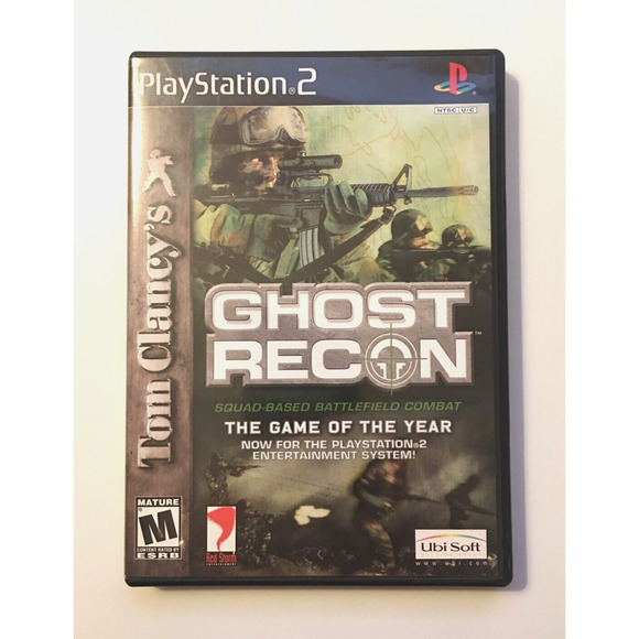 Tom Clancy's Ghost Recon [Black Label] (PlayStation 2, PS2, 2002) CIB Complete - Picture 1 of 7